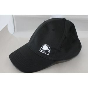 TACO BELL Employee Cap/Hat OSFA Adjustable Snapback Black Embroidered
